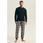 ЧОЛОВІЧА ПІЖАМА ЧОРНИЙ 43457 AW25