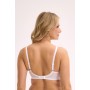 JESSIA 1229 Мягкий бюстгальтер-балконет белого цвета
