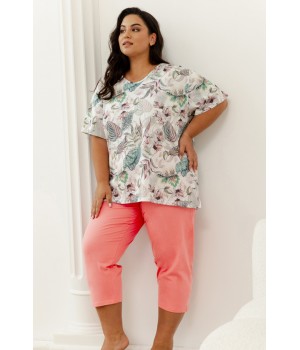 3370 RENNY женская пижама 4XL-6XL
