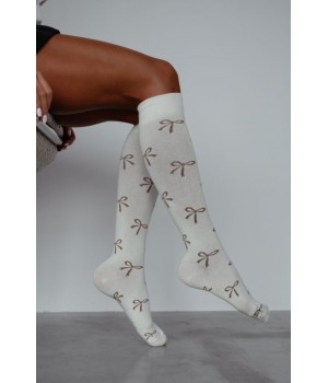 Podkolanówki damskie Kokardki 0248.016