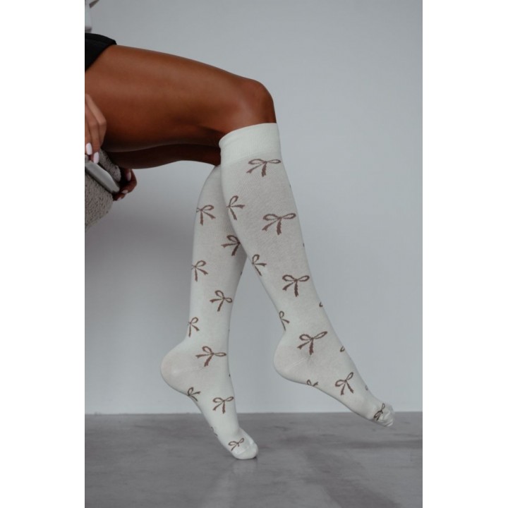 Podkolanówki damskie Kokardki 0248.016
