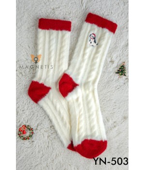 SKARPETKA APLIKACJA YN-5034-PIESEK