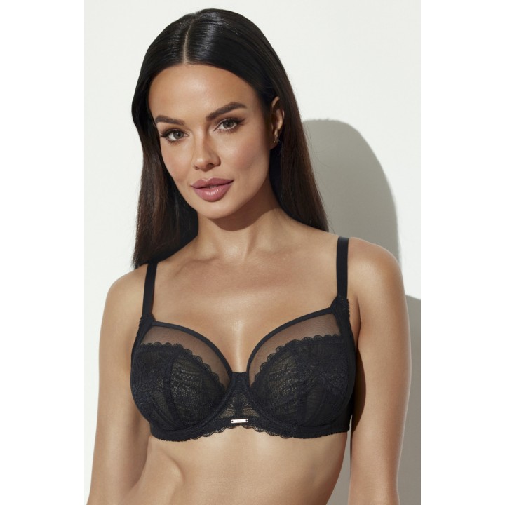 Бюстгальтер AV 2295 чорний максі SSS