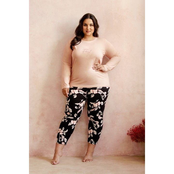 Жіноча піжама Katie 3255 розміру 2XL-3XL