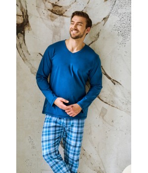 3477 ЧОЛОВІЧА ДОВГА ПІЖАМА MARK 5XL-6XL