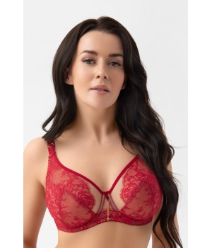 BIUSTONOSZ MIĘKKI DESIRE G024 CZERWONY