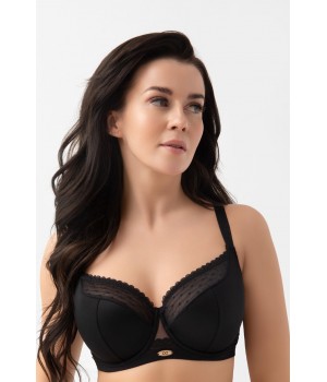 BIUSTONOSZ PÓŁUSZTYWNIANY DOTTI G021 CZARNY