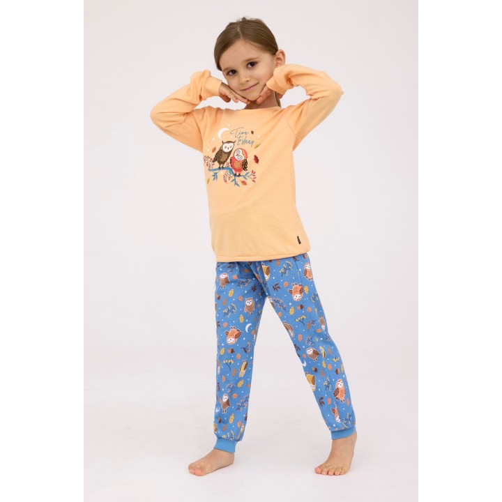 ДИТЯЧА ПІЖАМА ДЛЯ ДІВЧАТОК DR 977/176 OWLS 2