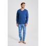 3476 Мужская длинная пижама Mark 3XL-4XL