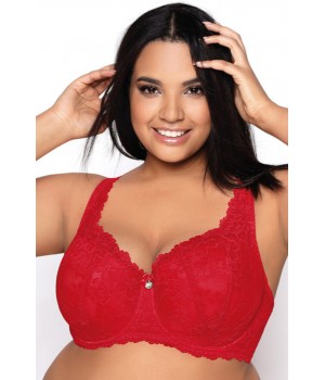 BIUSTONOSZ CARMELA BIG M-053/22 CZERWONY