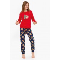 PIŻAMA GIRL YOUNG DR 592/186 TEDDY