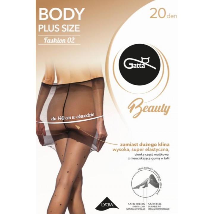 BODY PLUS SIZE FASHION- 02 RAJSTOPY WZORZYSTE