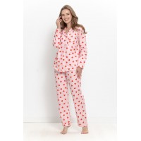 3628 PIŻAMA DAMSKA DŁUGA SORELLA S-XL