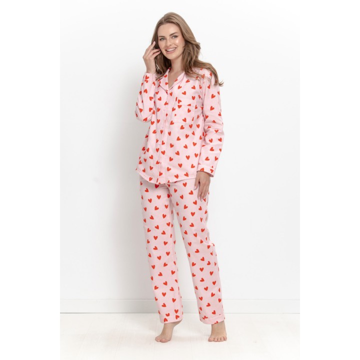 3628 PIŻAMA DAMSKA DŁUGA SORELLA S-XL