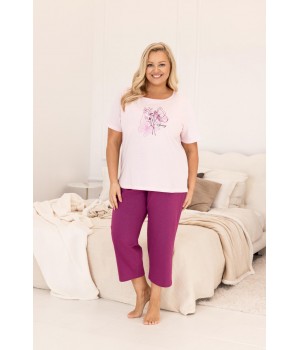 Женская пижама 739, большой размер, размер 26