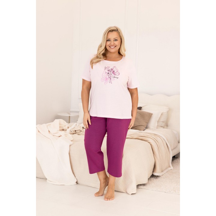 Женская пижама 739, большой размер, размер 26