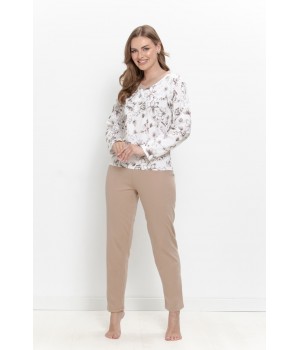 3630 PIŻAMA DAMSKA DŁUGA SELMIA M-XL
