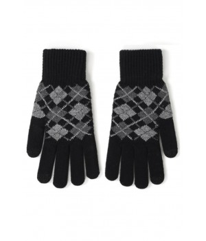 Мужские жаккардовые перчатки R-241