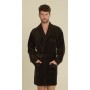 Мужской велюровый халат короткий 711