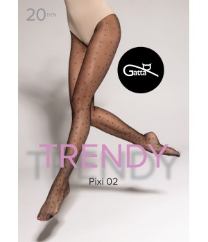 Жіночі колготки з узором gata pixi 02 4