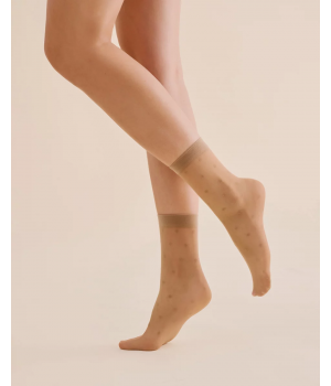 Жіночі шкарпетки в горох gabriella cora 20 den one size