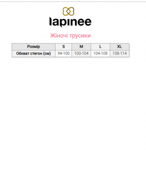 Сліпи жіночі трусики lapinee diana 5023 M