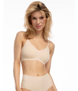 Мягкий бесшовный бюстгальтер JULIMEX INFINITY SOFT BRA BEŻ /L
