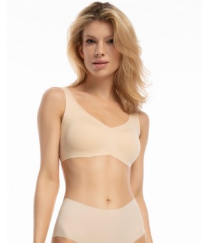 Топ женский бесшовный JULIMEX INFINITY TOP BEŻ /L