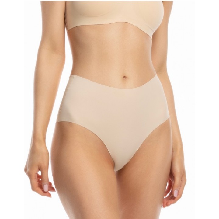 Жіночі безшовні трусики JULIMEX INFINITY MAXI BEŻ /XL