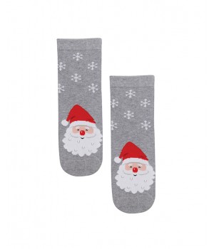 Жіночі гладкі шкарпетки новорічні Wola wz 843 36-38