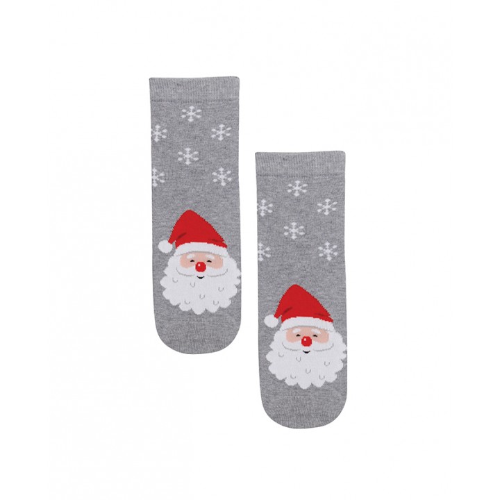 Жіночі гладкі шкарпетки новорічні Wola wz 843 36-38