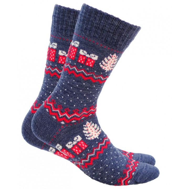 Жіночі гладкі шкарпетки вовняні Wola wz 964 one size