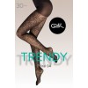 Колготки з візерунком Gatta FLORAL 30 WZ 04