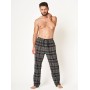 Піжама чоловіча Чоловічі домашні фланелеві штани Key MHT 400 L