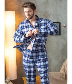 Піжама чоловіча фланелева Key MNS-411