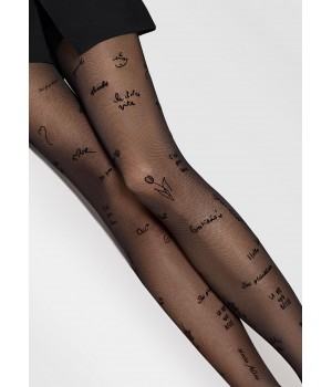 Жіночі колготки з узором Marilyn allure d15 3/4