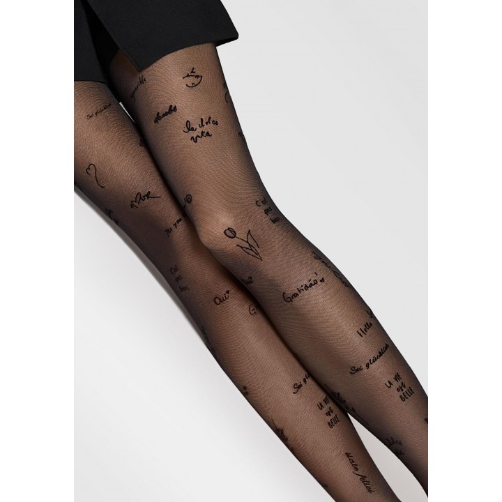 Жіночі колготки з узором Marilyn allure d15 3/4