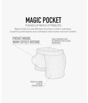 Труси шорти чоловічі боксери пуш-ап Atlantic bmh-1200 XL