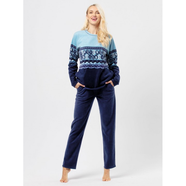 Піжама жіноча тепла флісова Key lhs-893 L