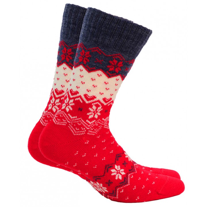 Жіночі гладкі шкарпетки вовняні Wola wz 961 one size