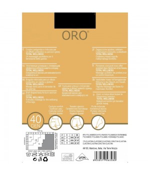 Корректирующие женские колготки корегующие ORO PRESS-UP 40 DEN nero 4