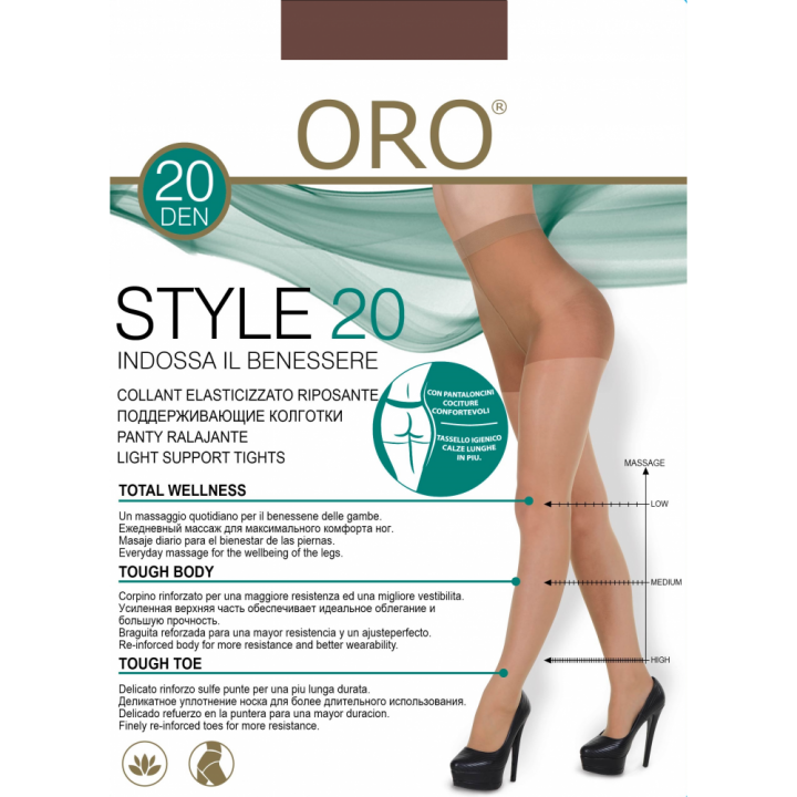 В'язані ботильйони ORO STYLE 20 DEN lion 3