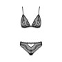 Комплект Obsessive Millagro из 2 предметов, черный, размер S/M