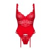 Комплект obsessive Amor Cherris corset L/XL
