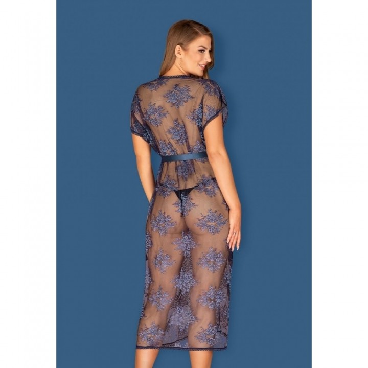 Пеньюар obsessive Flowlace peignoir S/M