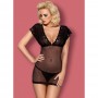 Комплект obsessive 821-CHE-1 chemise &amp; thong S/M