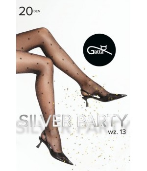 Колготки з візерунком GATTA SILVER PARTY W.13