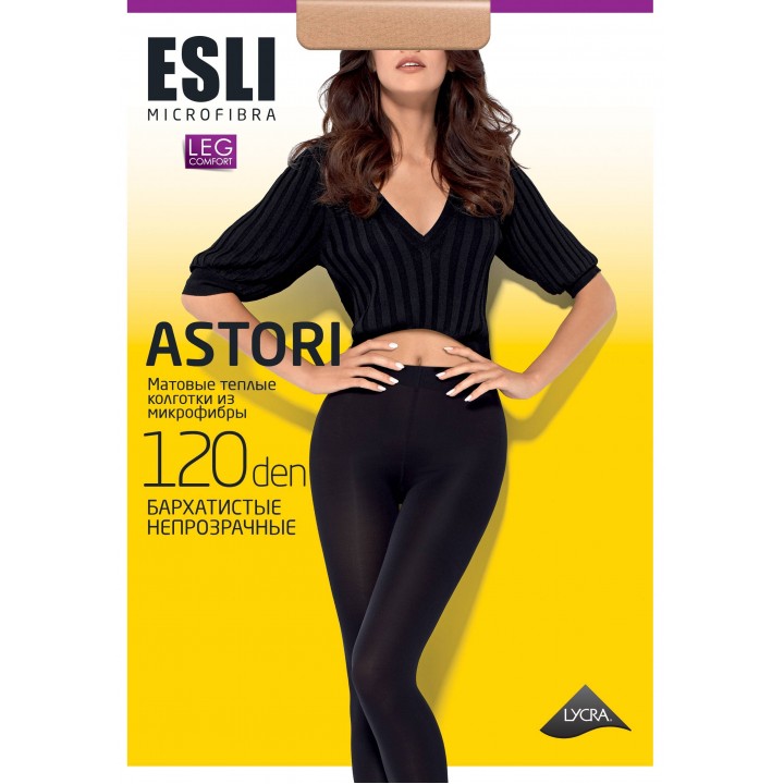 Колготки жін. E ASTORI 120 (new), р.3, Nero