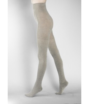 Колготки жін. бавовняні EL COTTON 300 "рубчик", р.2, beige