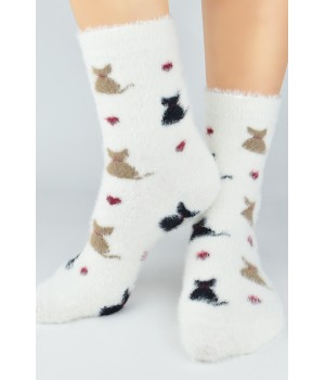 Жіночі гладкі шкарпетки Noviti SB107 36-41